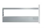 Blum Antaro Tandembox D-Height (500mm) Gallery Rail | Metallic Grey | 30kg