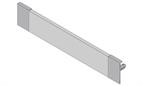 Blum Antaro M height inner drawer front to suit 500mm unit metallic grey