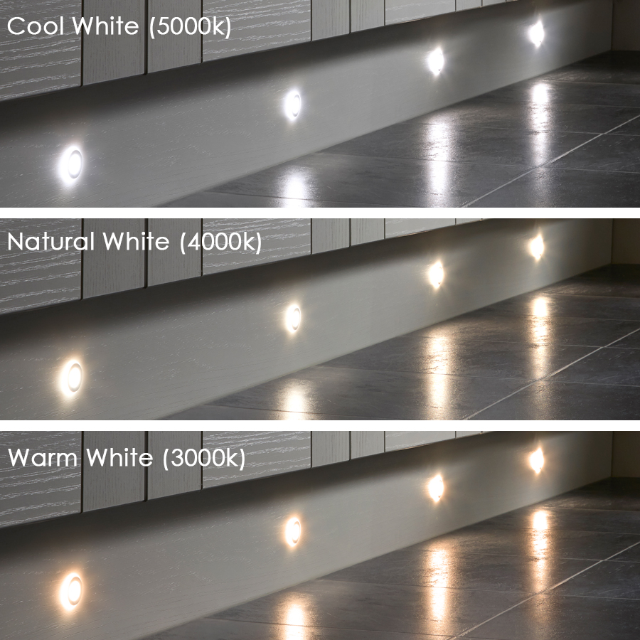 Led plinth deals lights warm white