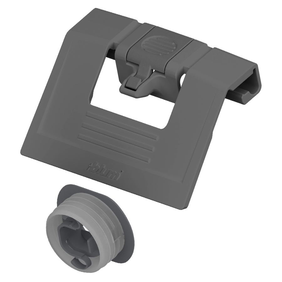 Blum Antaro Handle with latch metallic grey - HPP