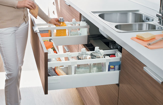 Blum under sink deals drawer