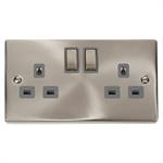 2 Gang 13A DP Switched Socket Outlet