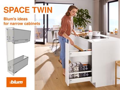 Blum Space Twin: Putting Tricky Gaps To Good Use