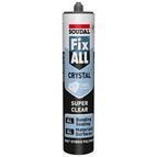 Soudal Fix All Sealant/Adhesive 290ml Crystal Clear