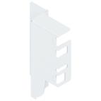 Blum Antaro back bracket, M height silk white RH