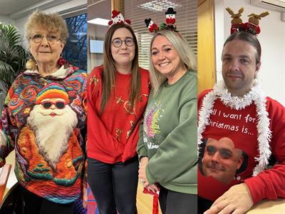 Christmas Jumpers Round Off A Year Of Charity