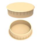 Hinge hole cover cap - 35mm Beige