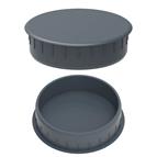 Hinge hole cover cap - 35mm Dark Grey