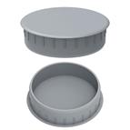 Hinge hole cover cap - 35mm Light Grey