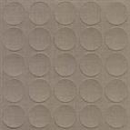 Self-adhesive cover cap, Brown Linen, 14mm (25 per sheet)