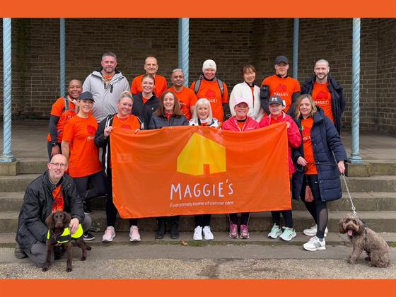 Fundraisers Brave The Cold Conditions for Maggie's