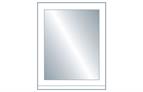 Avanti Opus 22mm Glazed Frame Door (Clear Glass), Matt White 715 x 596mm